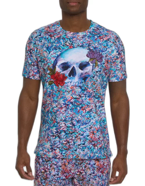 Men's Glass Skull Graphic T-Shirt