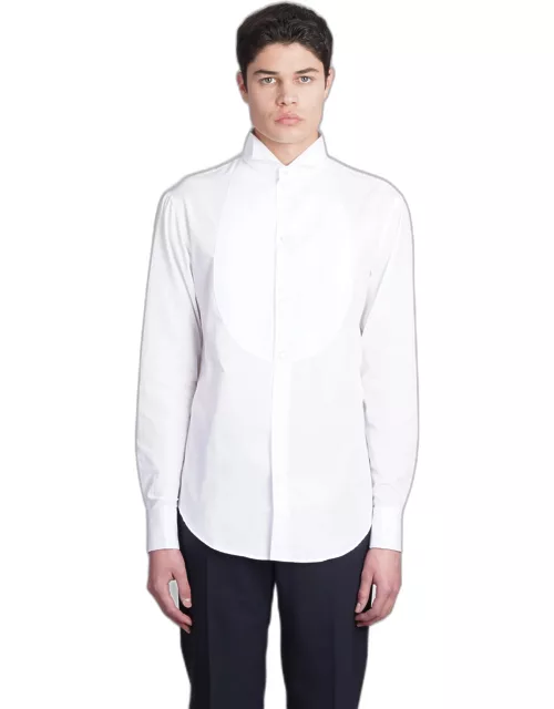 Emporio Armani Shirt In White Cotton