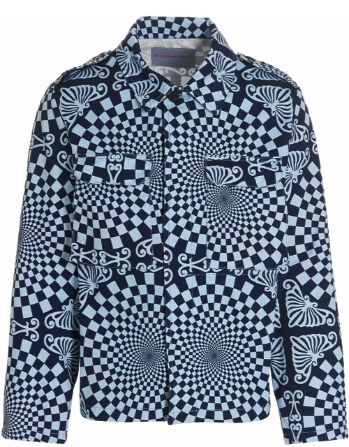 Bluemarble folk Checkerboard Jacket