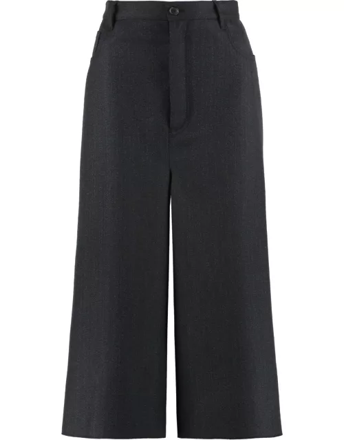 Balenciaga Wool Wide-leg Trouser