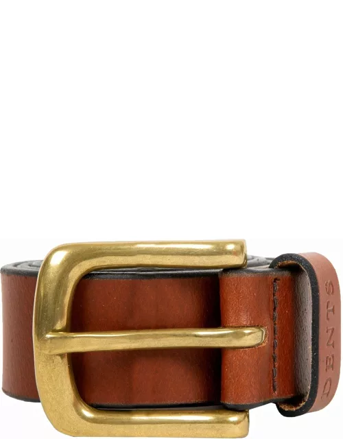 Dents Men'S Smooth Leather Belt In Tan