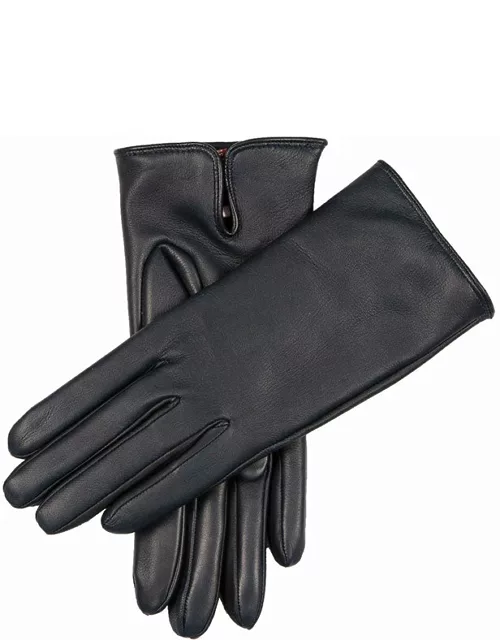 Dents Men's Cashmere Lined Leather Gloves In Navy