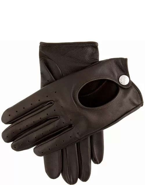 Dents Men's Leather Driving Gloves In Brown