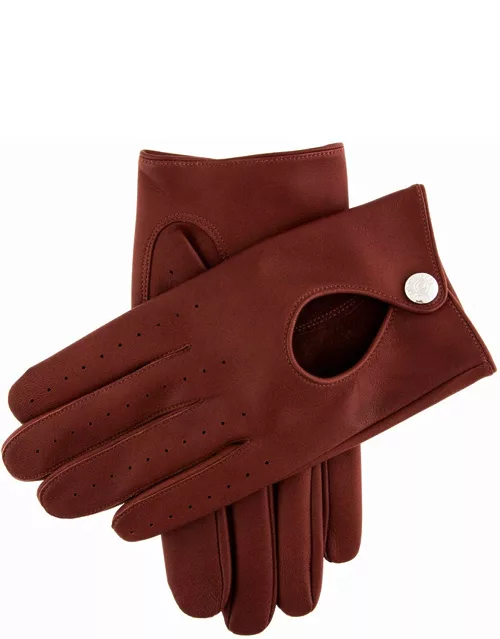 Dents Men's Leather Driving Gloves In English Tan