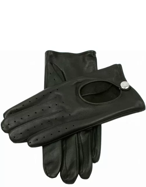 Dents Men's Leather Driving Gloves In Hunter