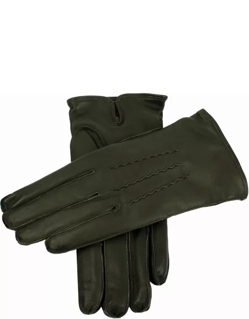 Dents Men's Cashmere Lined Leather Gloves In Brown