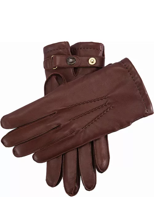 Dents Men'S Heritage Cashmere-Lined Leather Gloves In English Tan