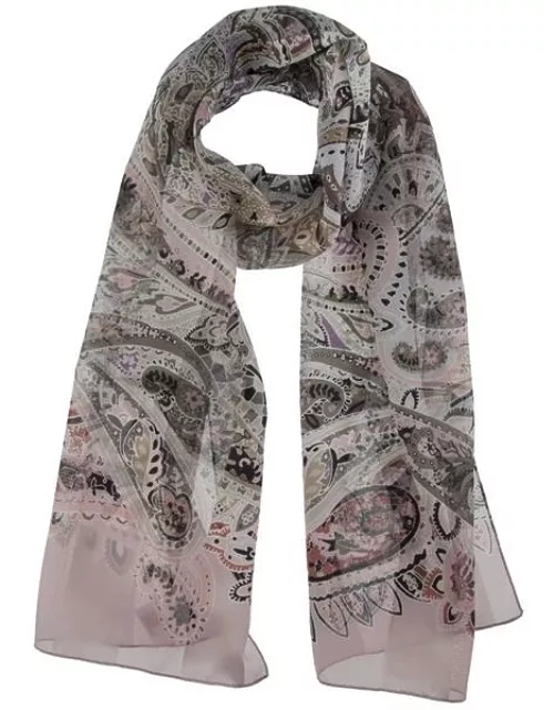 Dents Women's Paisley Print Scarf In Pink
