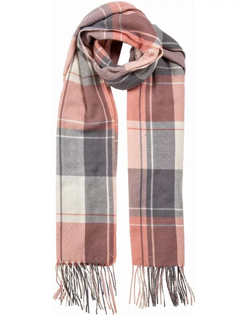 Dents Women'S Contrasting-Checked Scarf In Pink
