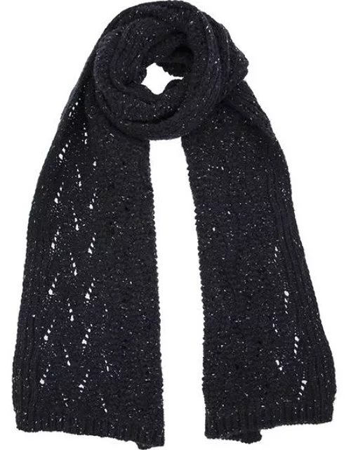 Dents Women's Lace Knit Scarf In Navy