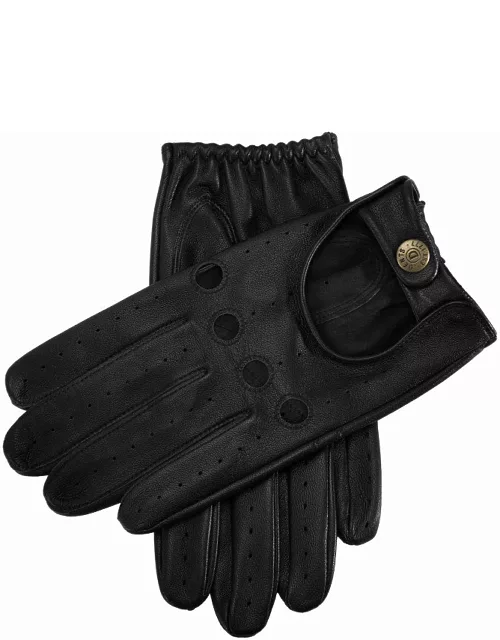 Dents Men's Leather Driving Gloves In Black