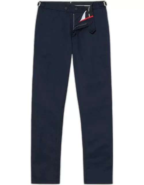 Griffon Linen - Navy Tailored Fit Linen Trouser