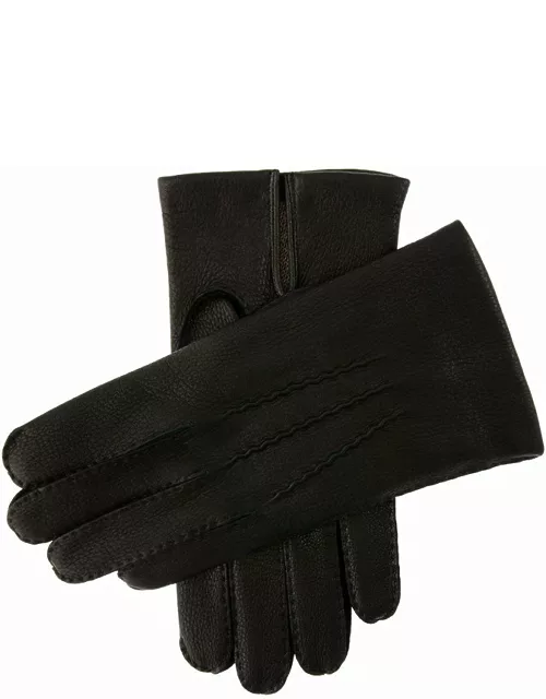 Dents Men's Cashmere Lined Deerskin Gloves In Black