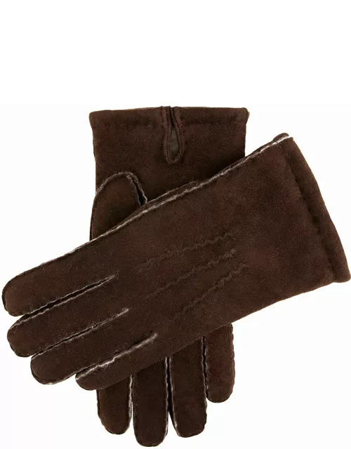 Dents Men's Lambskin Gloves In Mahogany