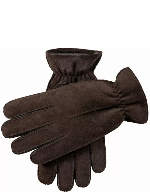 Dents Men'S Handsewn Lambskin Gloves In Mahogany