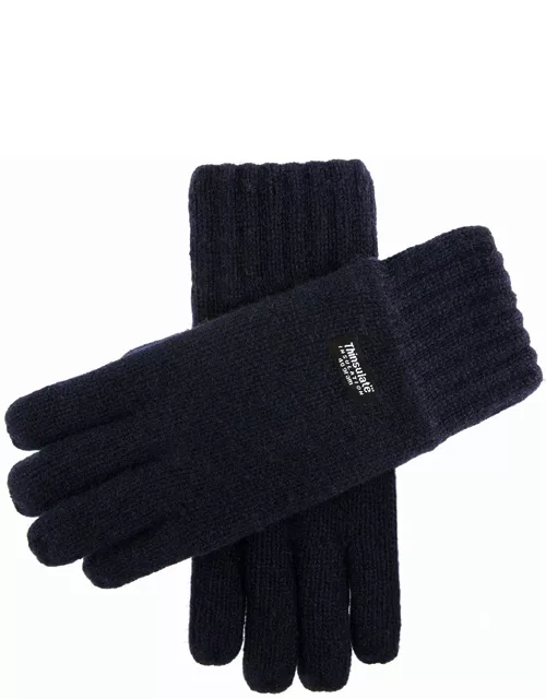 Dents Men's Thinsulate Lined Knitted Gloves In Navy
