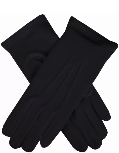 Dents Women's Cotton Gloves In Black