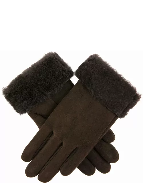 Dents Women's Sheepskin Gloves In Brown