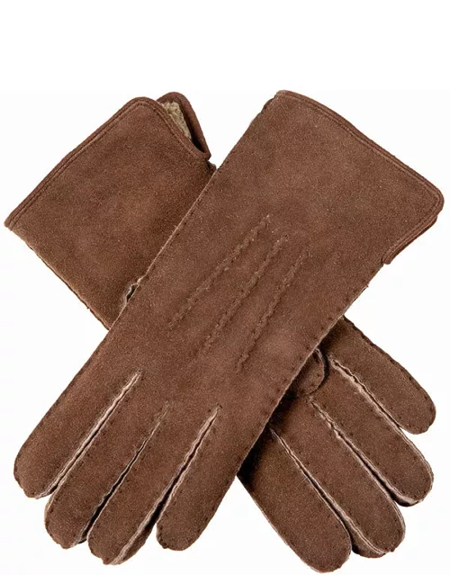 Dents Women'S Handsewn Lambskin Gloves In Mahogany