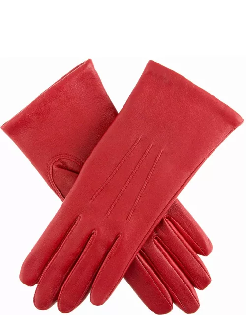 Dents Women's Classic Leather Gloves In Berry