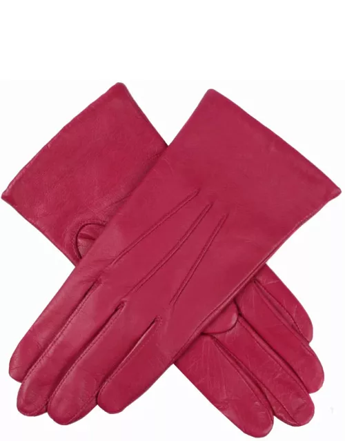 Dents Women's Classic Leather Gloves In Cerise
