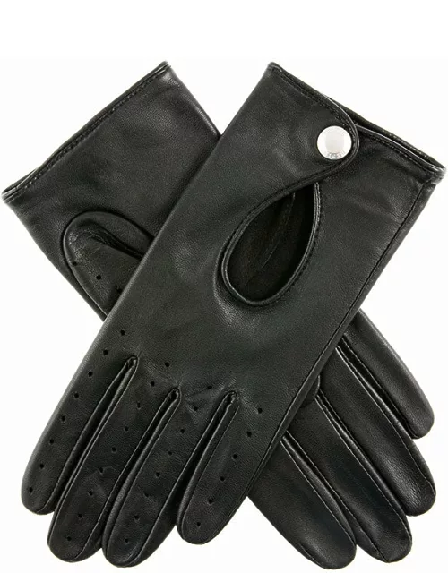 Dents Women's Leather Driving Gloves In Black