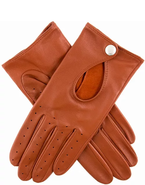 Dents Women's Leather Driving Gloves In Cognac