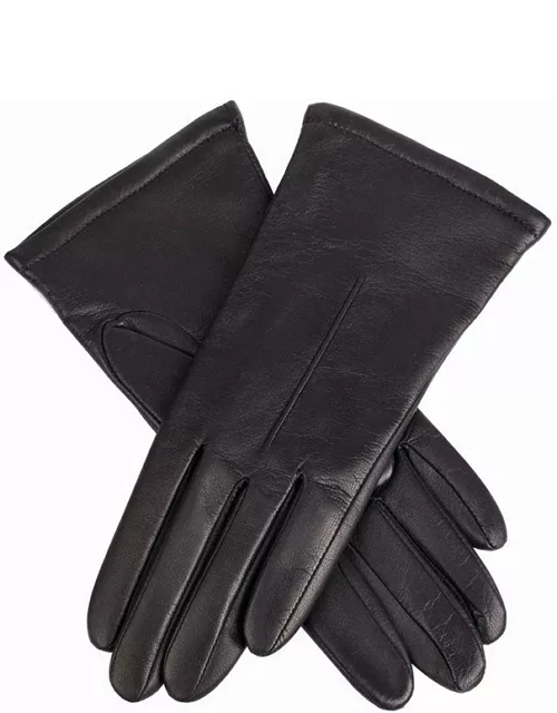 Dents Women's Single Point Leather Gloves In Black