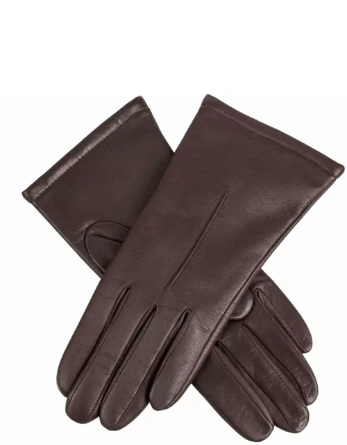 Dents Women's Single Point Leather Gloves In Mocca