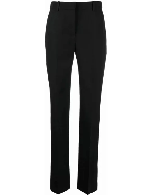 Black high-waisted tailored trouser