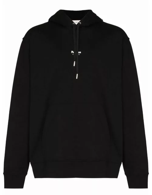 Black sweatshirt with mini Graffitii logo and hoodie