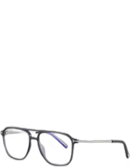 Men's FT5665-BM54 Blue Light Blocking Navigator Optical Glasse