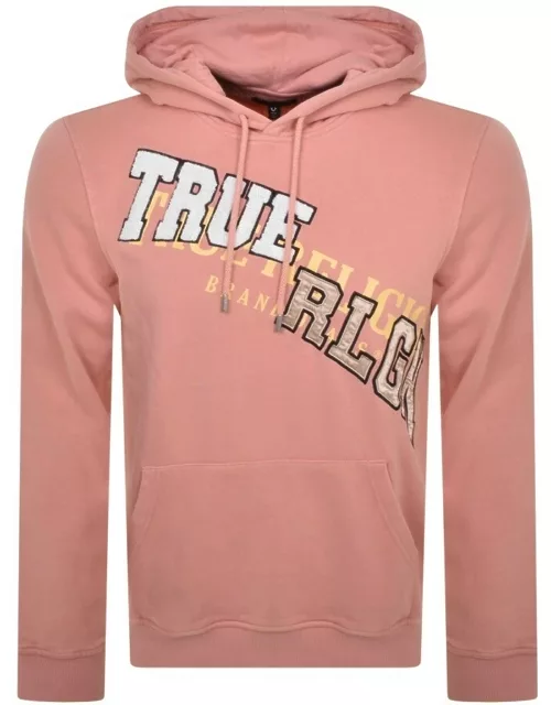 True Religion Vintage Hoodie Pink
