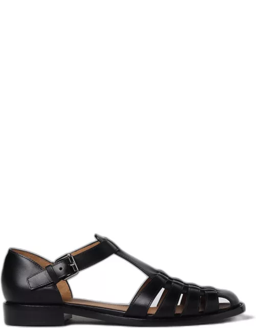 Flat Sandals CHURCH'S Woman color Black