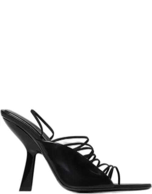 Heeled Sandals FERRAGAMO Woman color Black