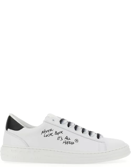 msgm leather sneaker