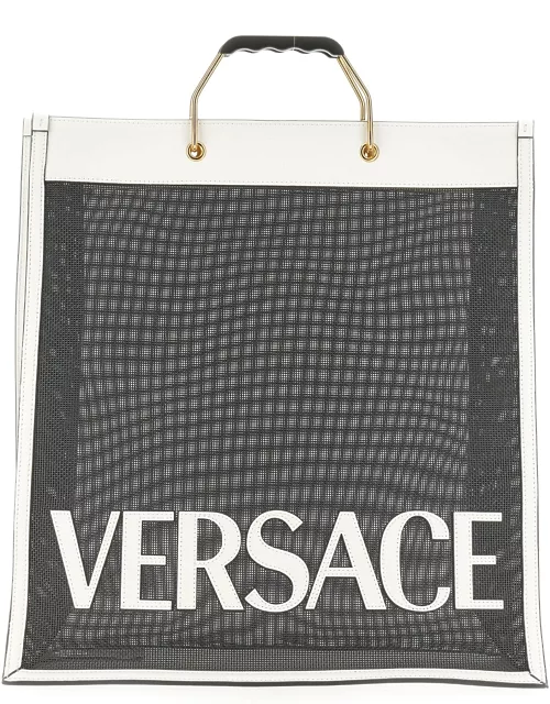 versace shopper bag with logo