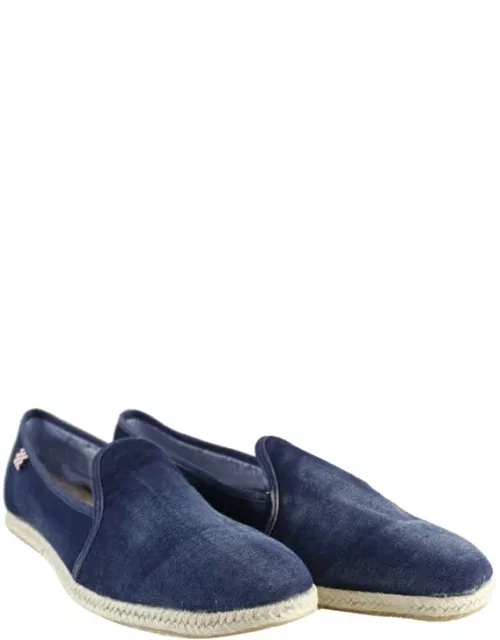 MC2 Saint Barth Blue Denim Canvas Shoes For Man