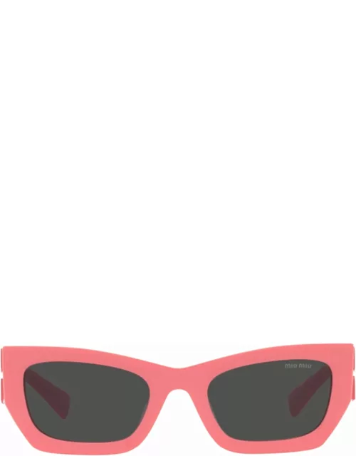 Miu Miu Eyewear Mu 09ws Dark Pink Sunglasse