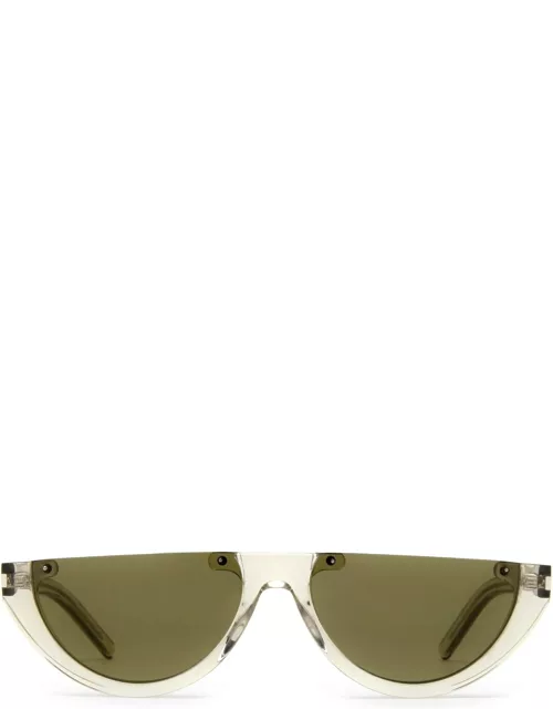 Saint Laurent Eyewear Sl 563 Green Sunglasse