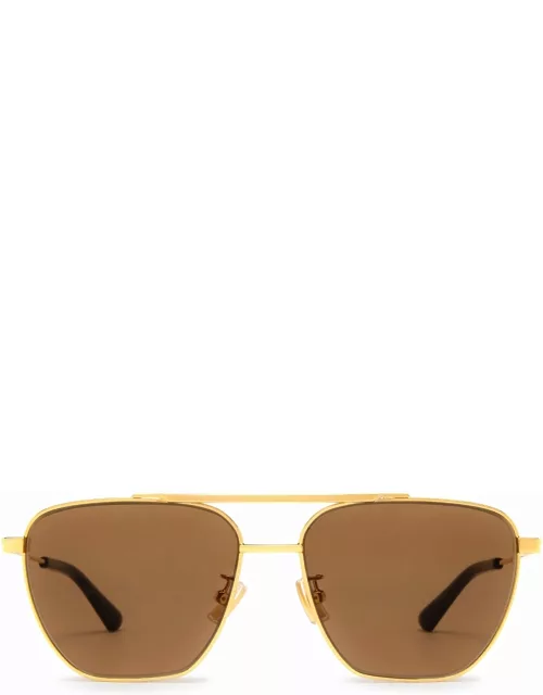 Bottega Veneta Eyewear Bv1236s Gold Sunglasse