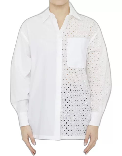 Kenzo Shirt In White Cotton