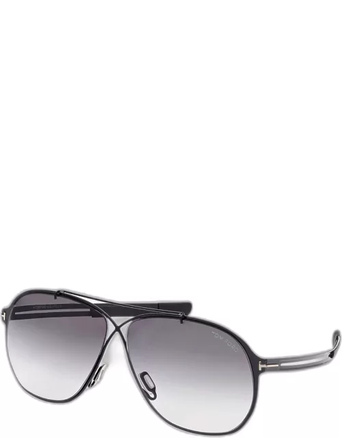 Men's Orson Crisscross Aviator Sunglasse