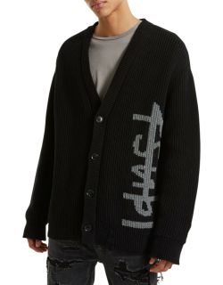 Men's Kinetic Relaxed-Fit Logo Cardigan Sweater