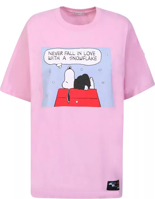 Moncler Rose Cotton T-shirt