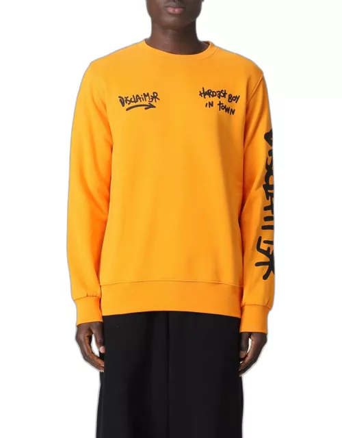 Sweatshirt DISCLAIMER Men color Orange