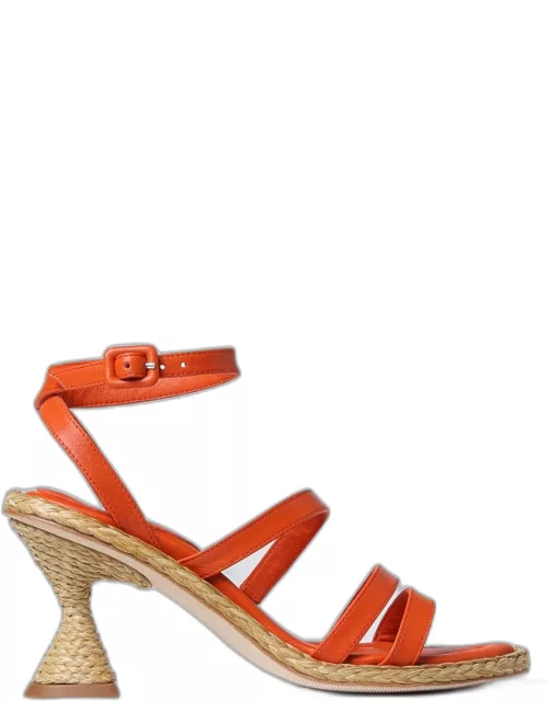 Heeled Sandals PALOMA BARCELÒ Woman colour Orange