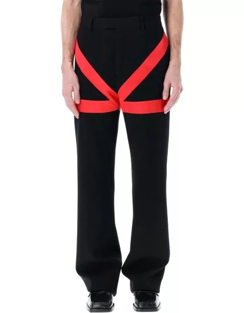Ferragamo Tailored Pants With Inlay