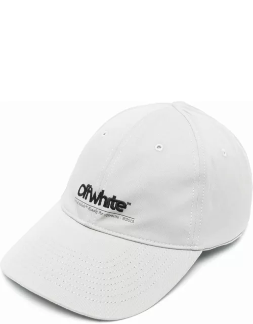 Off-White Baseball Cap With Embroidered Logo