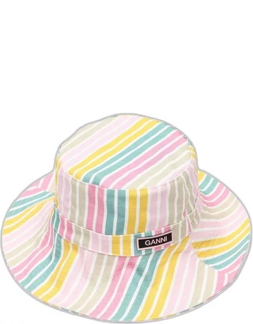 Striped multicolor hat